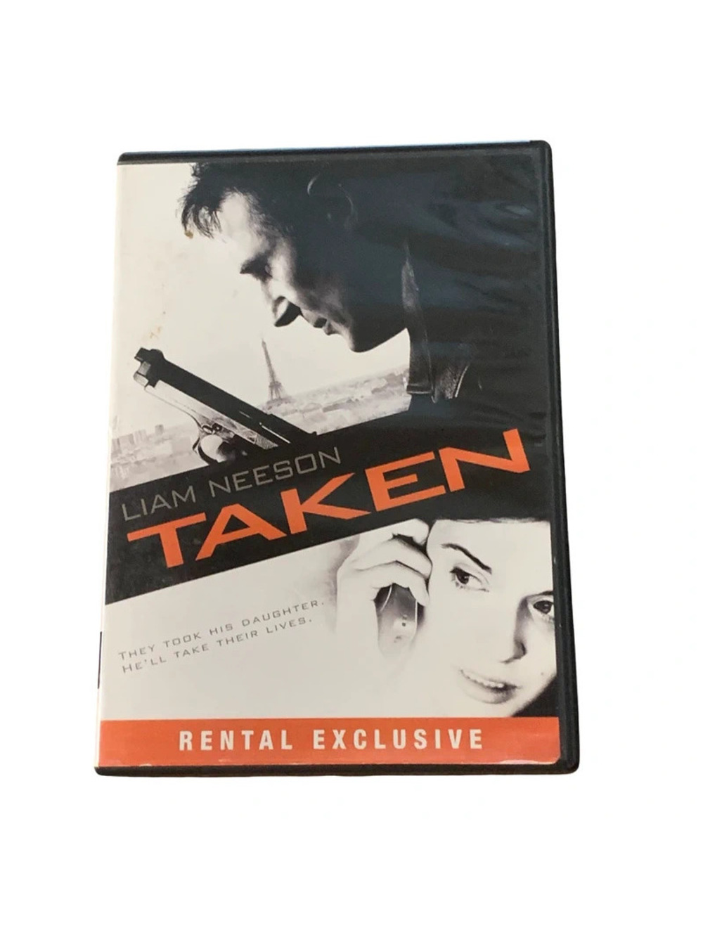 Taken (DVD) Widescreen PG-13 Action Thriller Liam Neeson Rental Exclusive